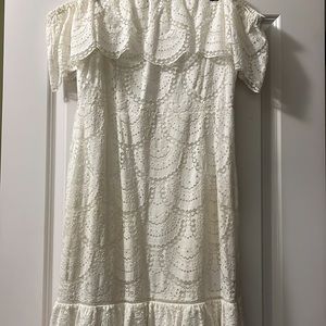Gianni Bini White Lace Dress